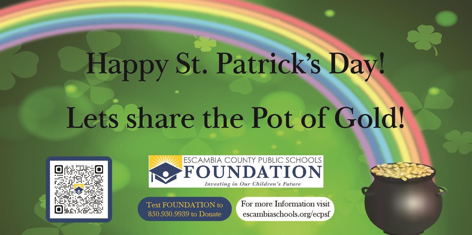 Happy St. Patrick's Day from the ECPS Foundation!